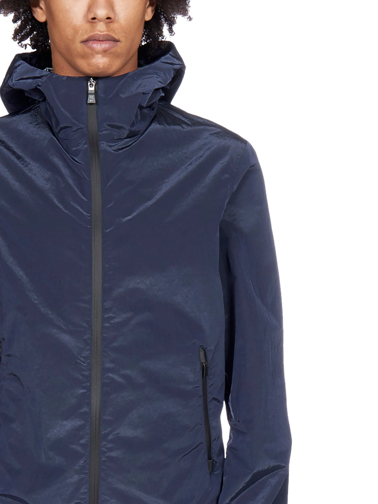 Herno Hooded Zip-Up Jacket
