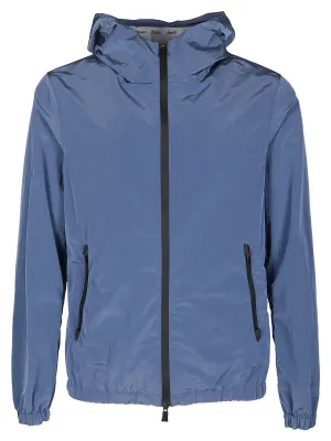 Herno Hooded Zip-Up Jacket