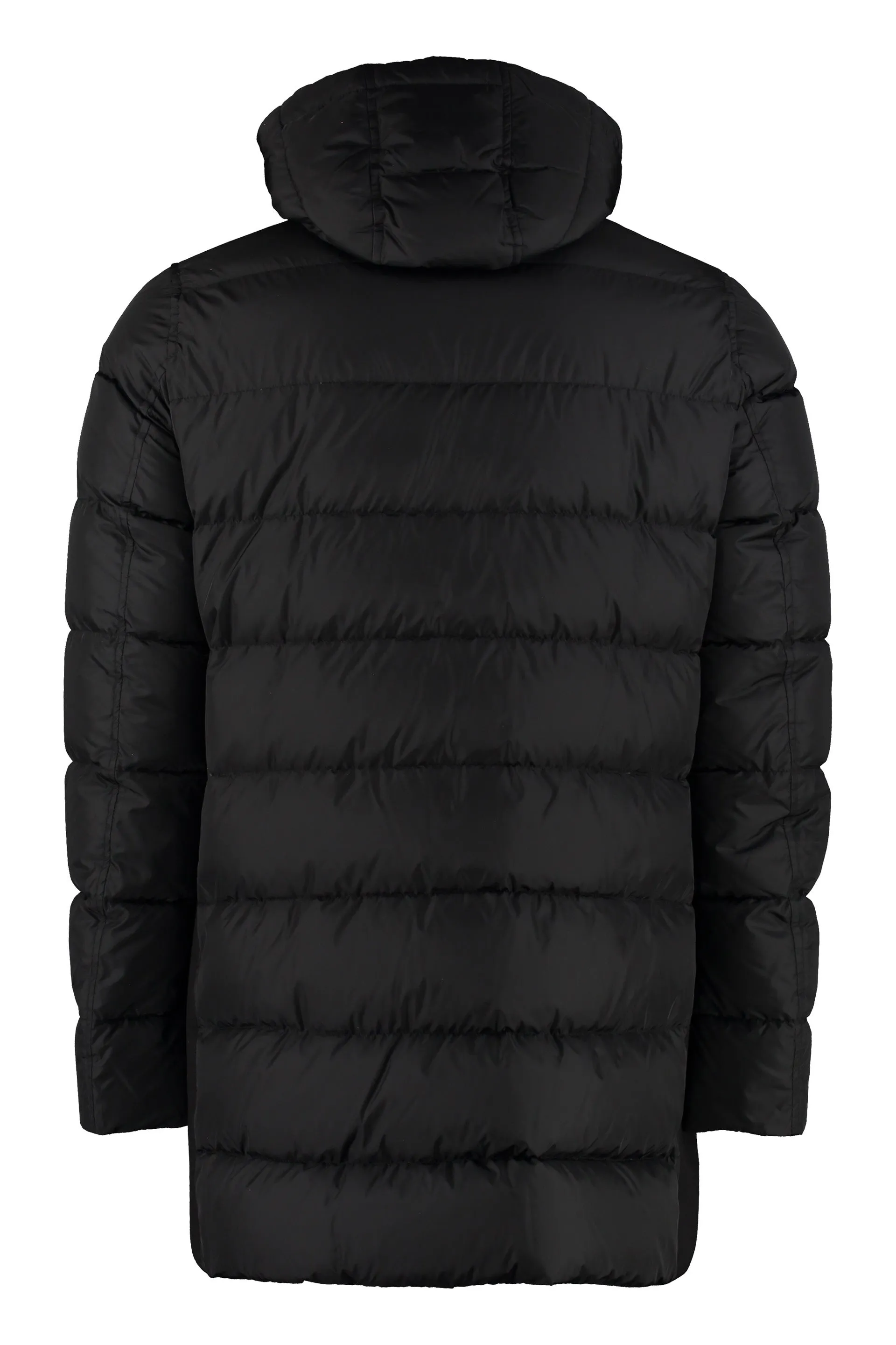 Herno Panelled Hooded Puffer Coat