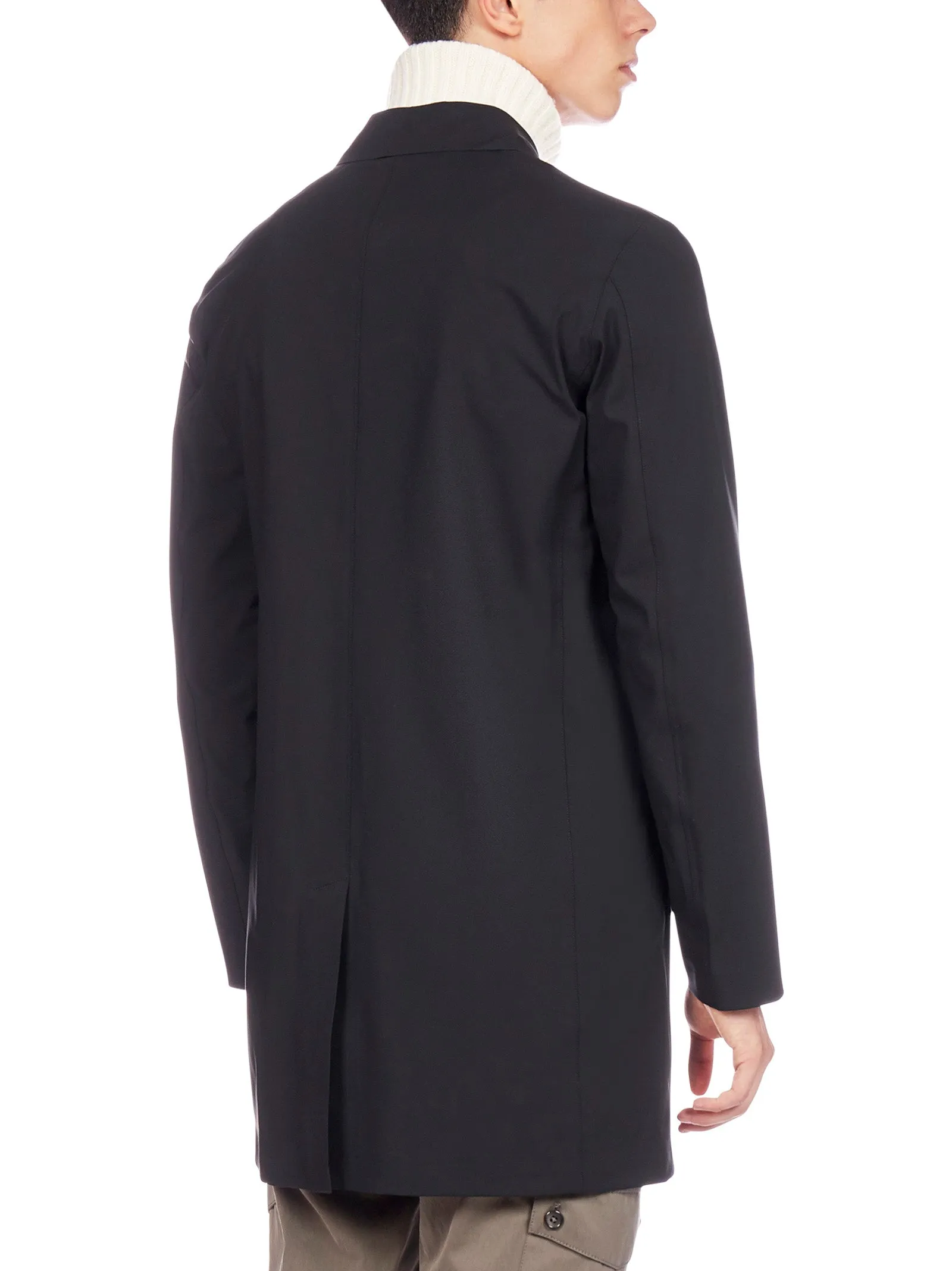 Herno Single-Breasted Buttoned Coat