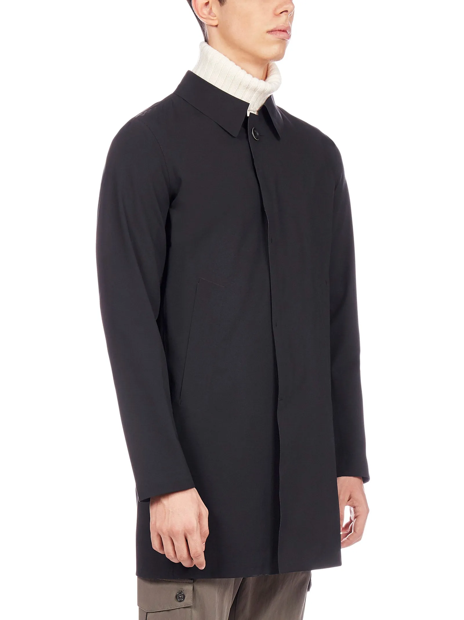 Herno Single-Breasted Buttoned Coat