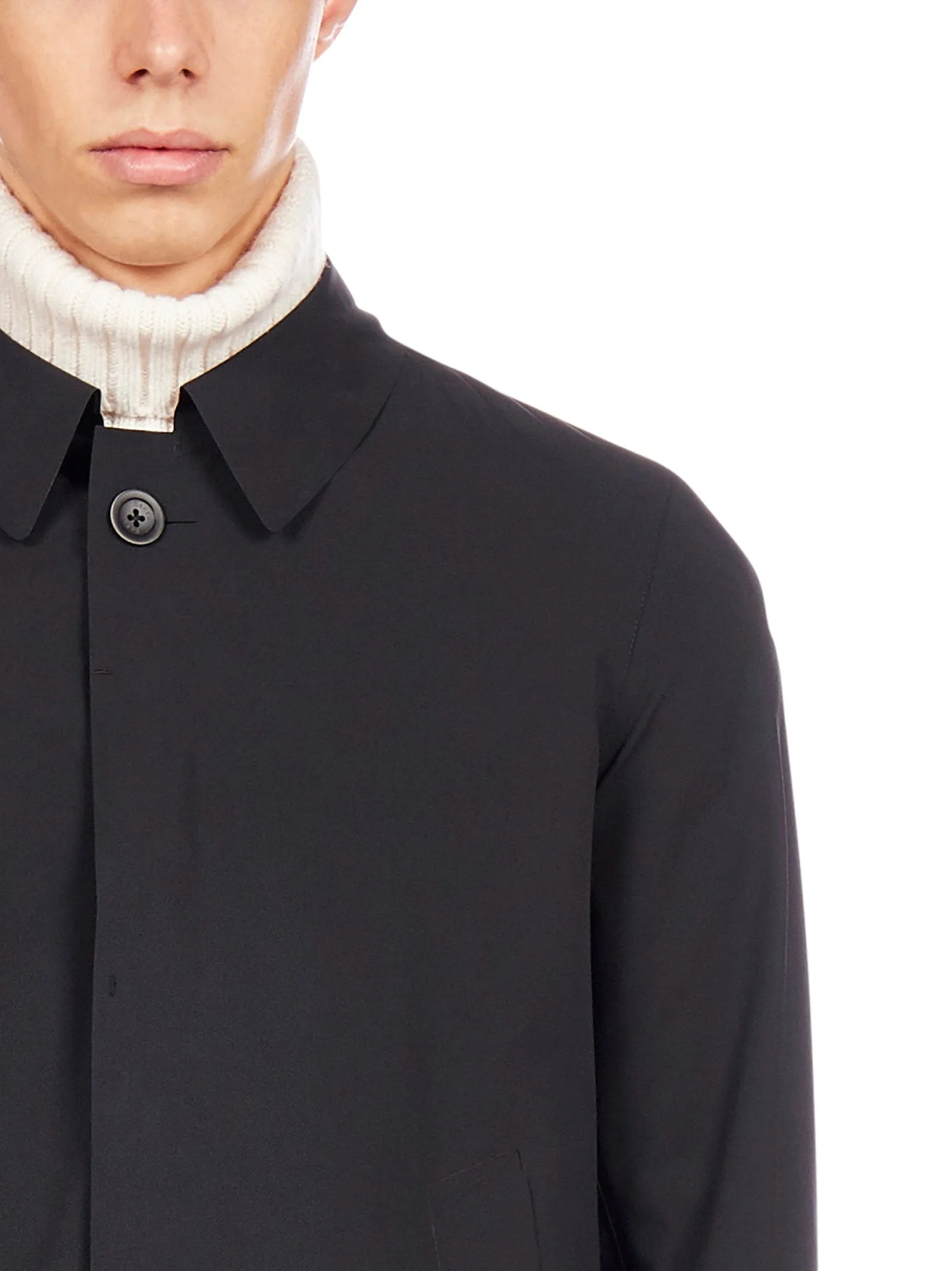 Herno Single-Breasted Buttoned Coat