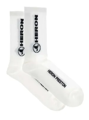 Heron Preston Logo Intarsia Socks