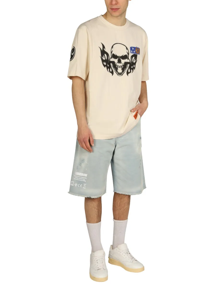Heron Preston Logo Patch Crewneck T-Shirt