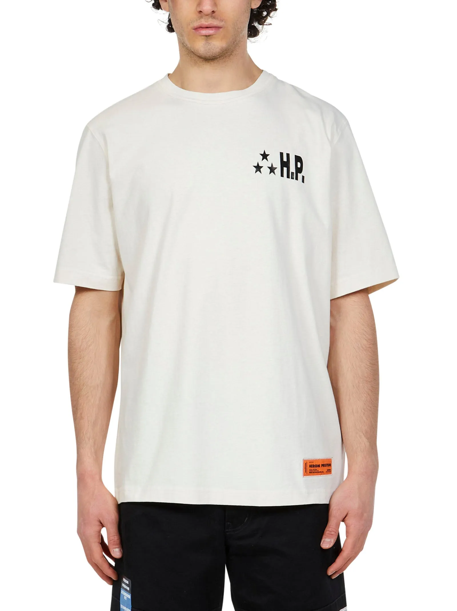 Heron Preston Logo Printed Crewneck T-Shirt