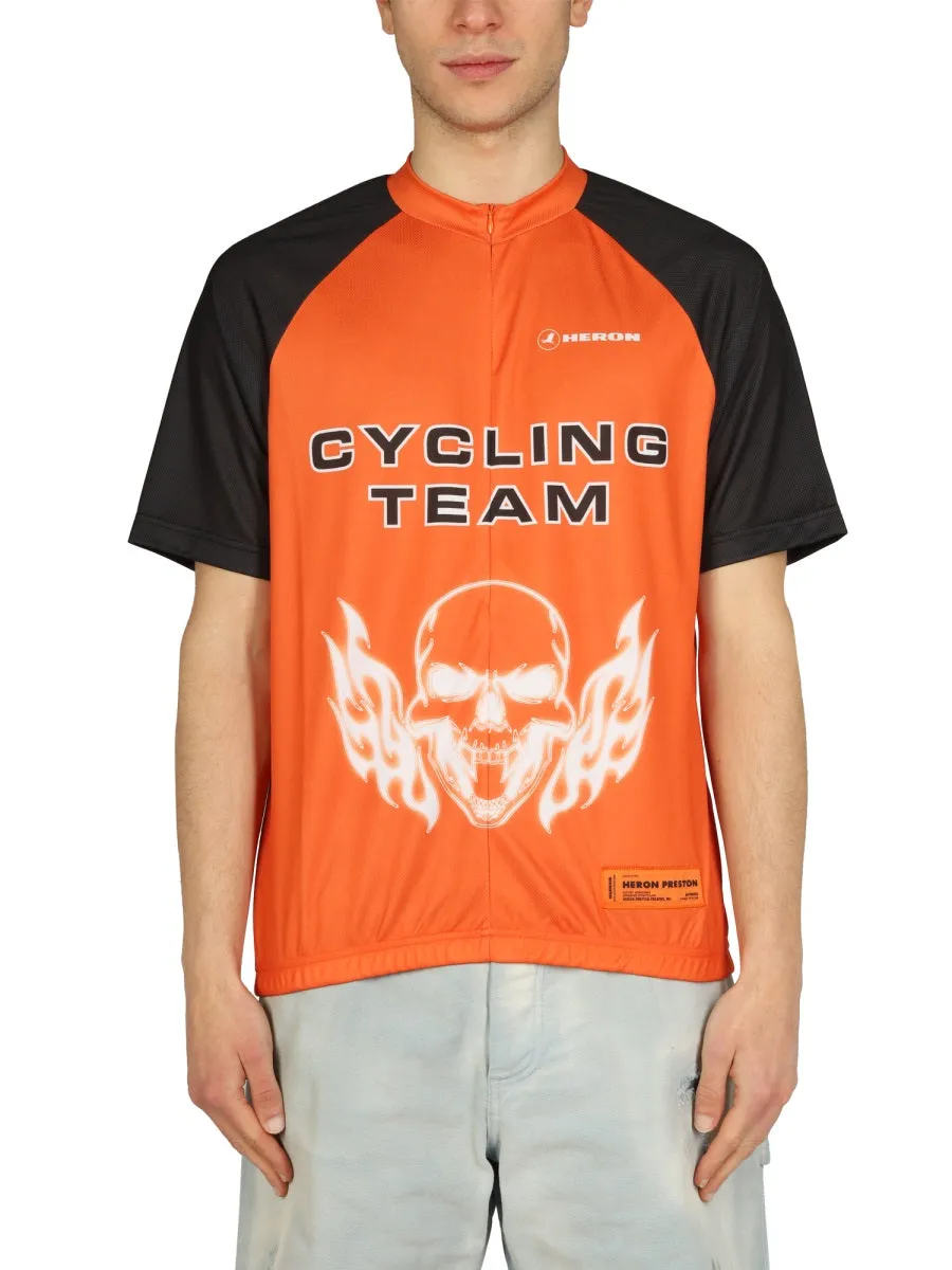 Heron Preston Logo Printed Short-Sleeved T-Shirt