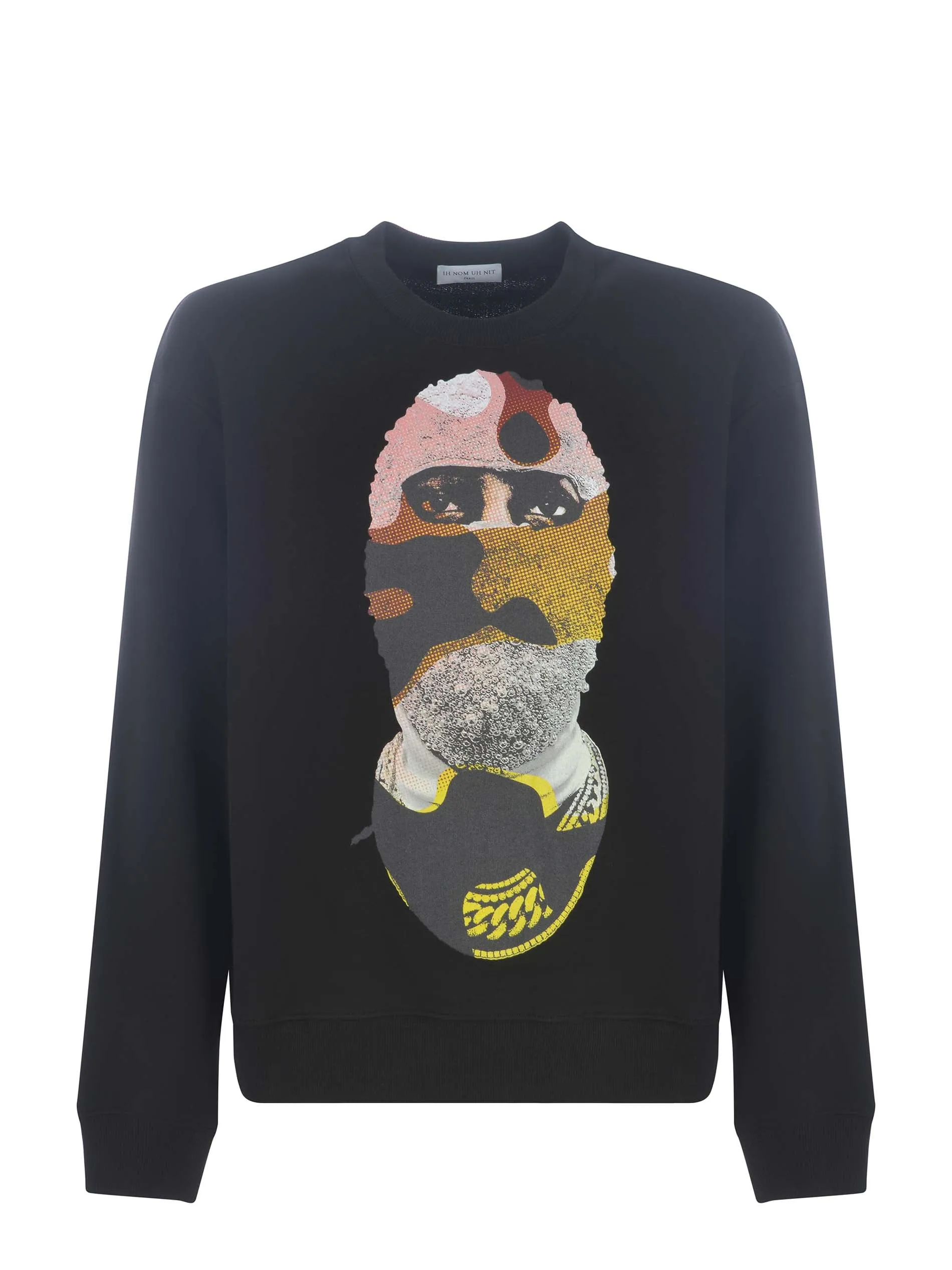 Ih Nom Uh Nit Mask On Slogan Graphic Print Sweater