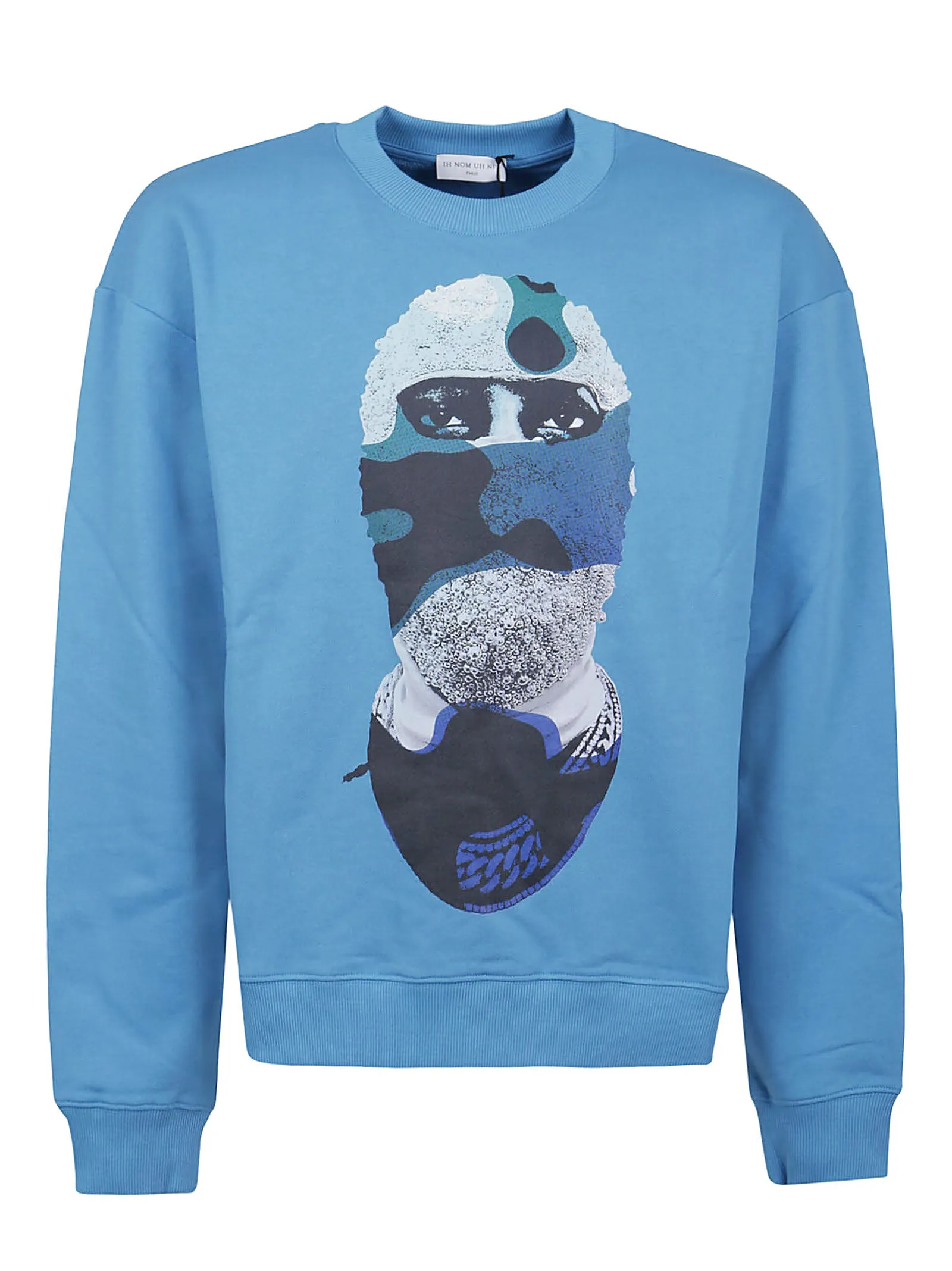 Ih Nom Uh Nit Mask On Slogan Printed Crewneck Sweater