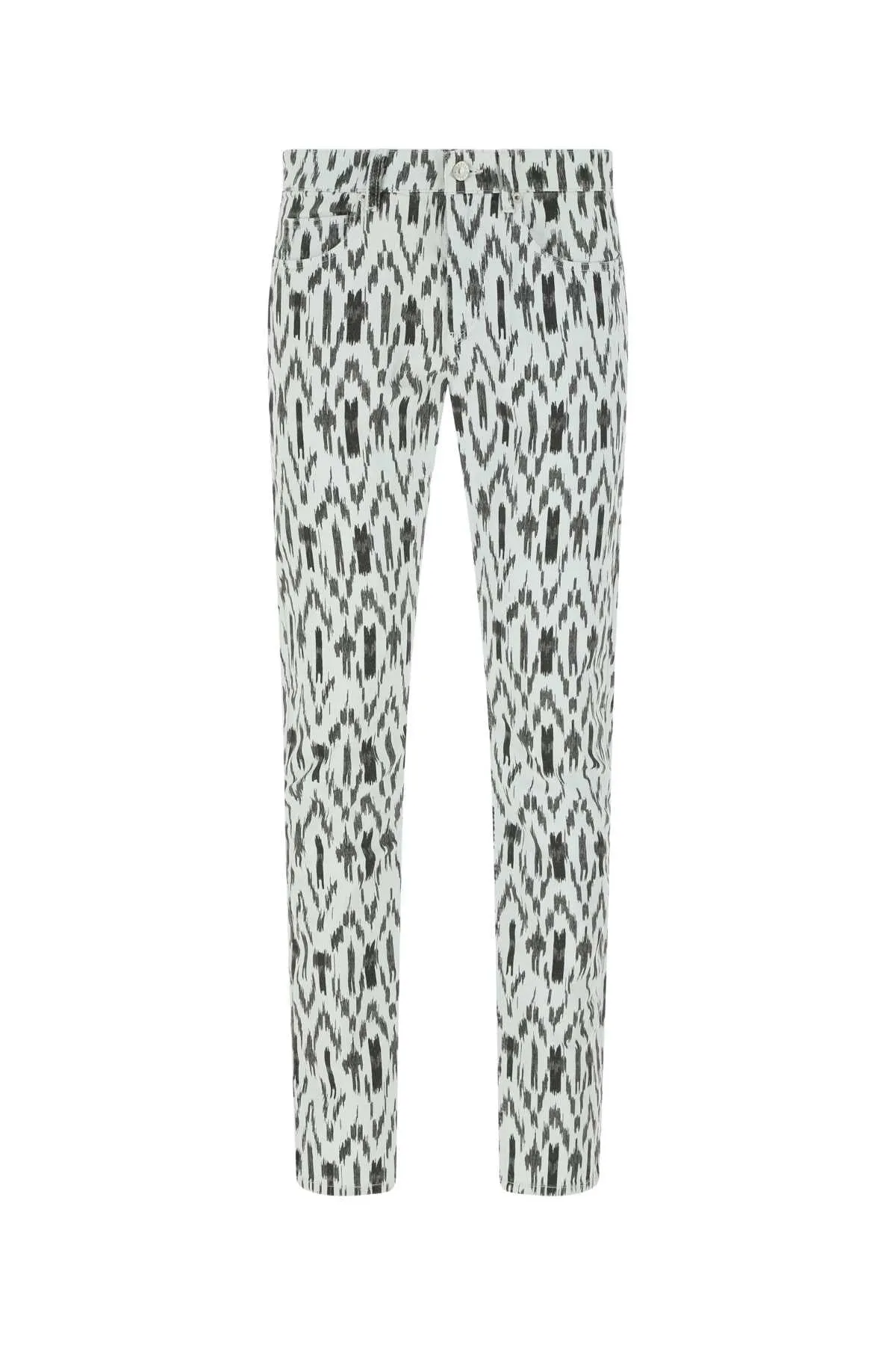 Isabel Marant Jasperi All-Over Printed Straight Leg Jeans