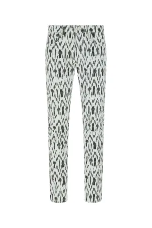 Isabel Marant Jasperi All-Over Printed Straight Leg Jeans