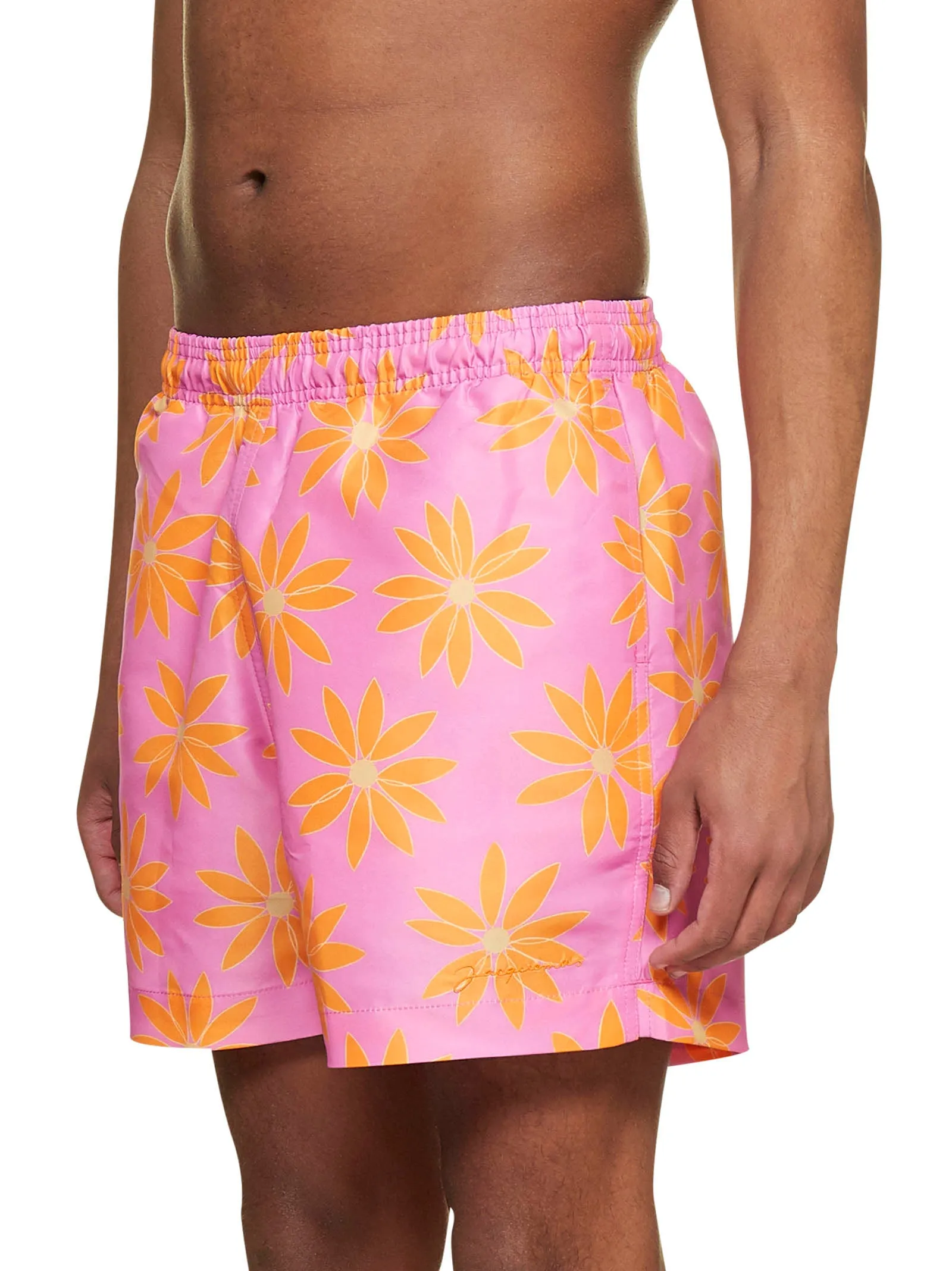 Jacquemus Allover Floral Print Swim Shorts