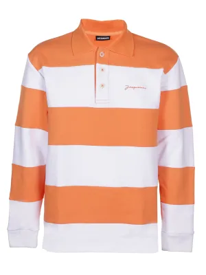 Jacquemus Le Rayures Striped Rugby Polo Shirt