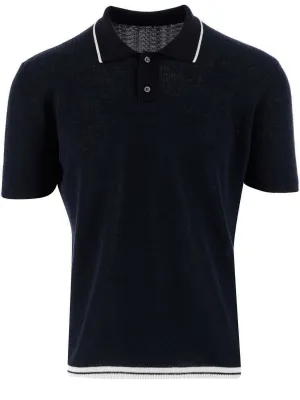 Jacquemus Short-Sleeved Fine Knit Polo Shirt
