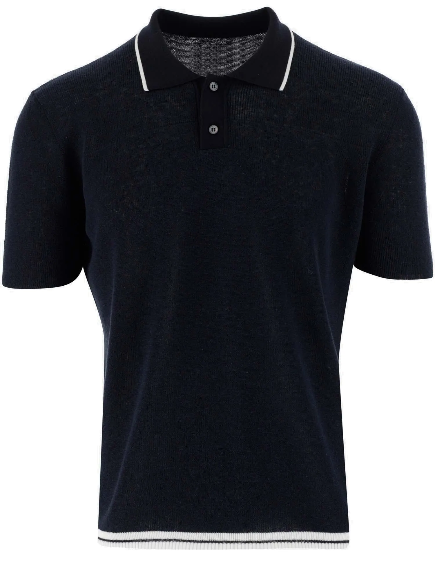 Jacquemus Short-Sleeved Fine Knit Polo Shirt