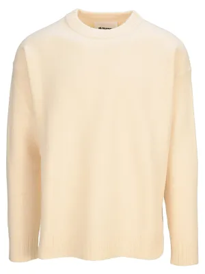 Jil Sander Ribbed Hem Crewneck Sweater