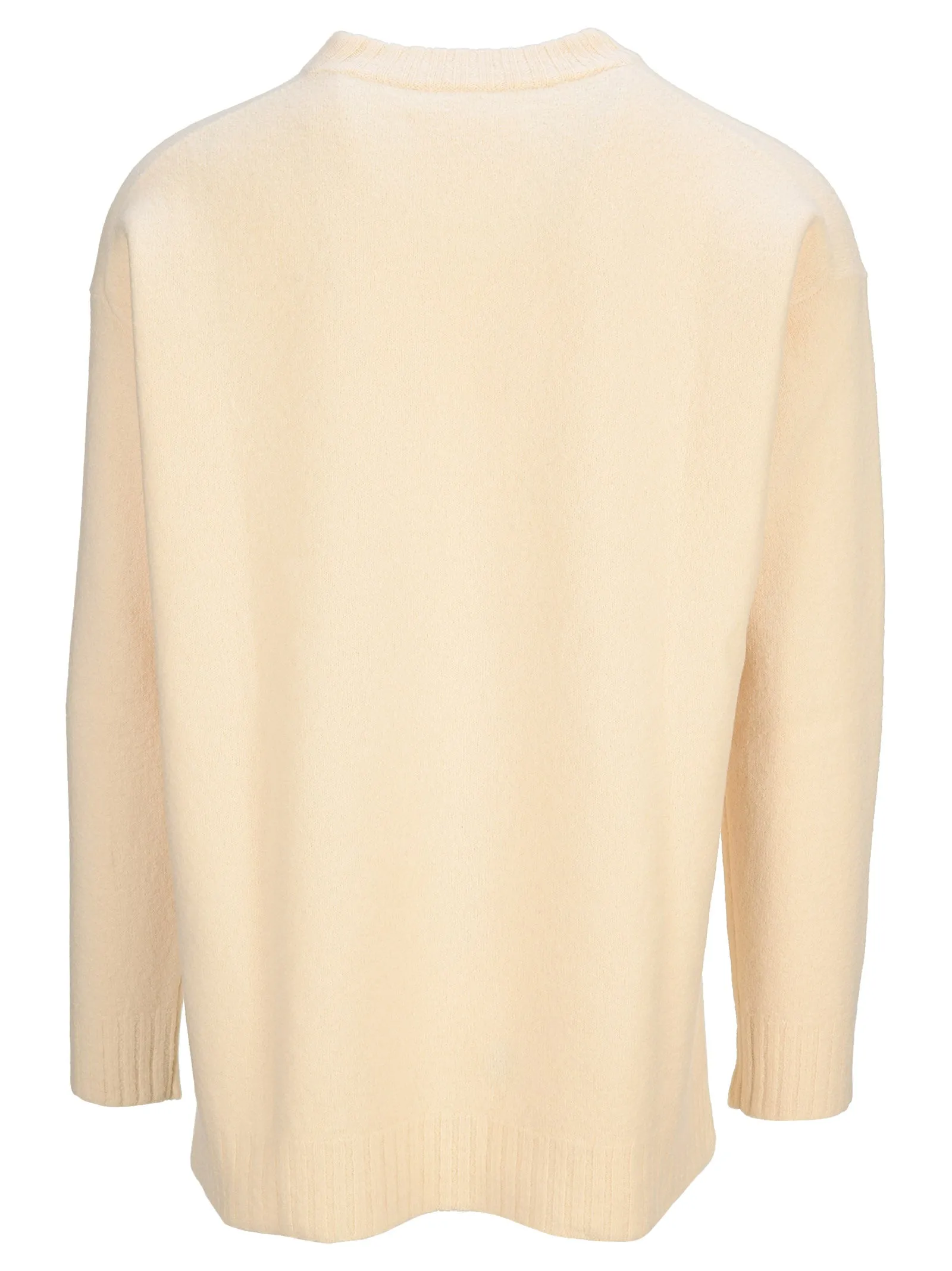 Jil Sander Ribbed Hem Crewneck Sweater