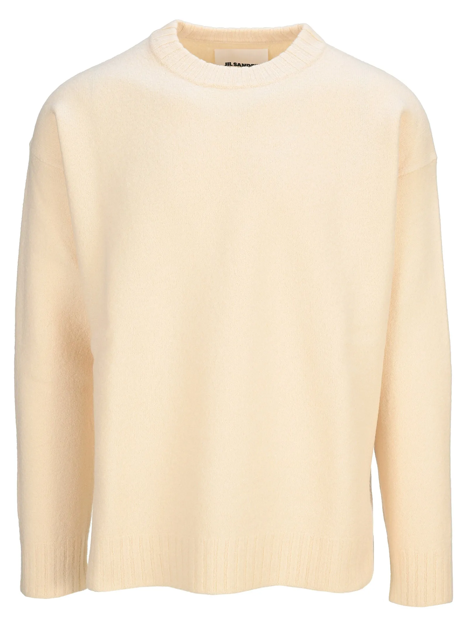 Jil Sander Ribbed Hem Crewneck Sweater