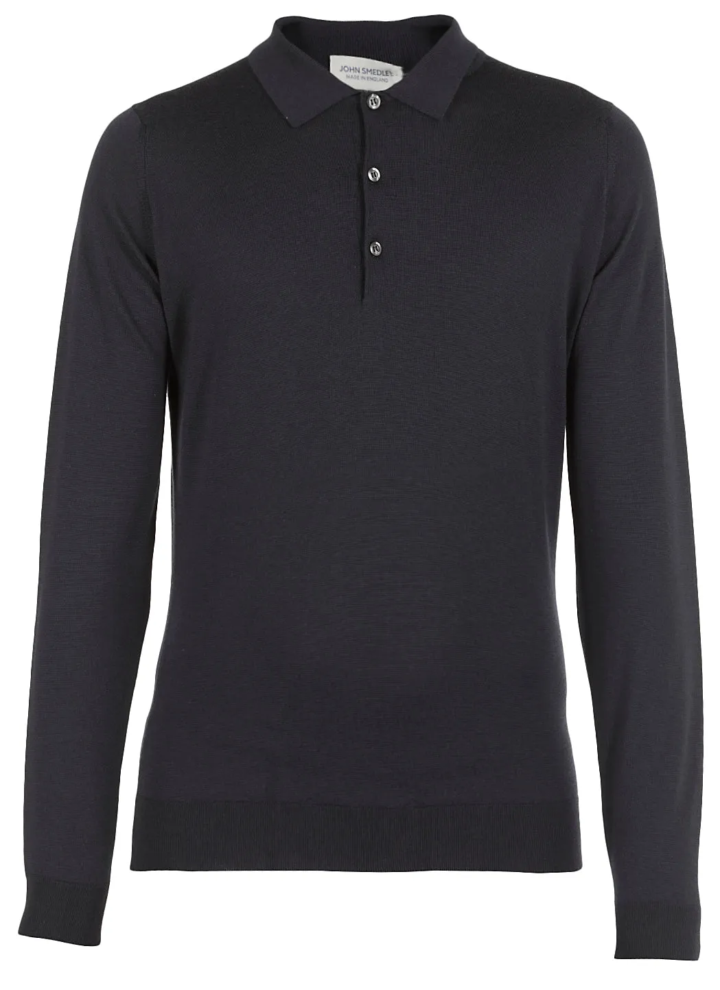 John Smedley Belper Buttoned Knitted Polo Shirt
