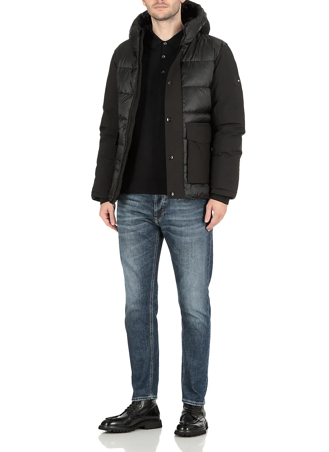 John Smedley Belper Buttoned Knitted Polo Shirt