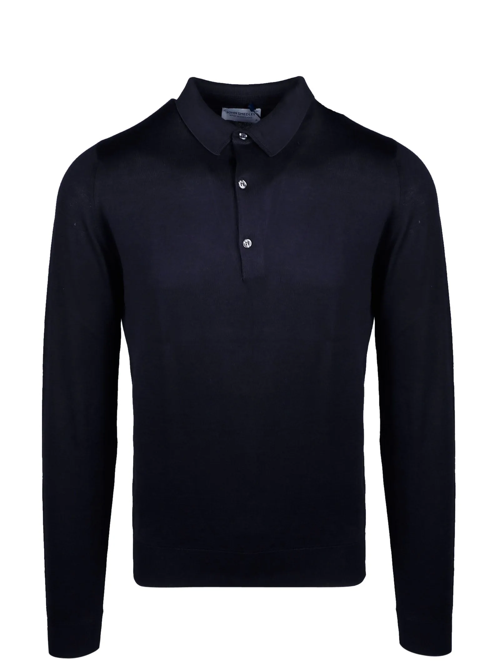 John Smedley Bradwell Long-Sleeve Polo Shirt