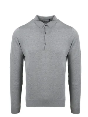 John Smedley Bradwell Long-Sleeve Polo Shirt