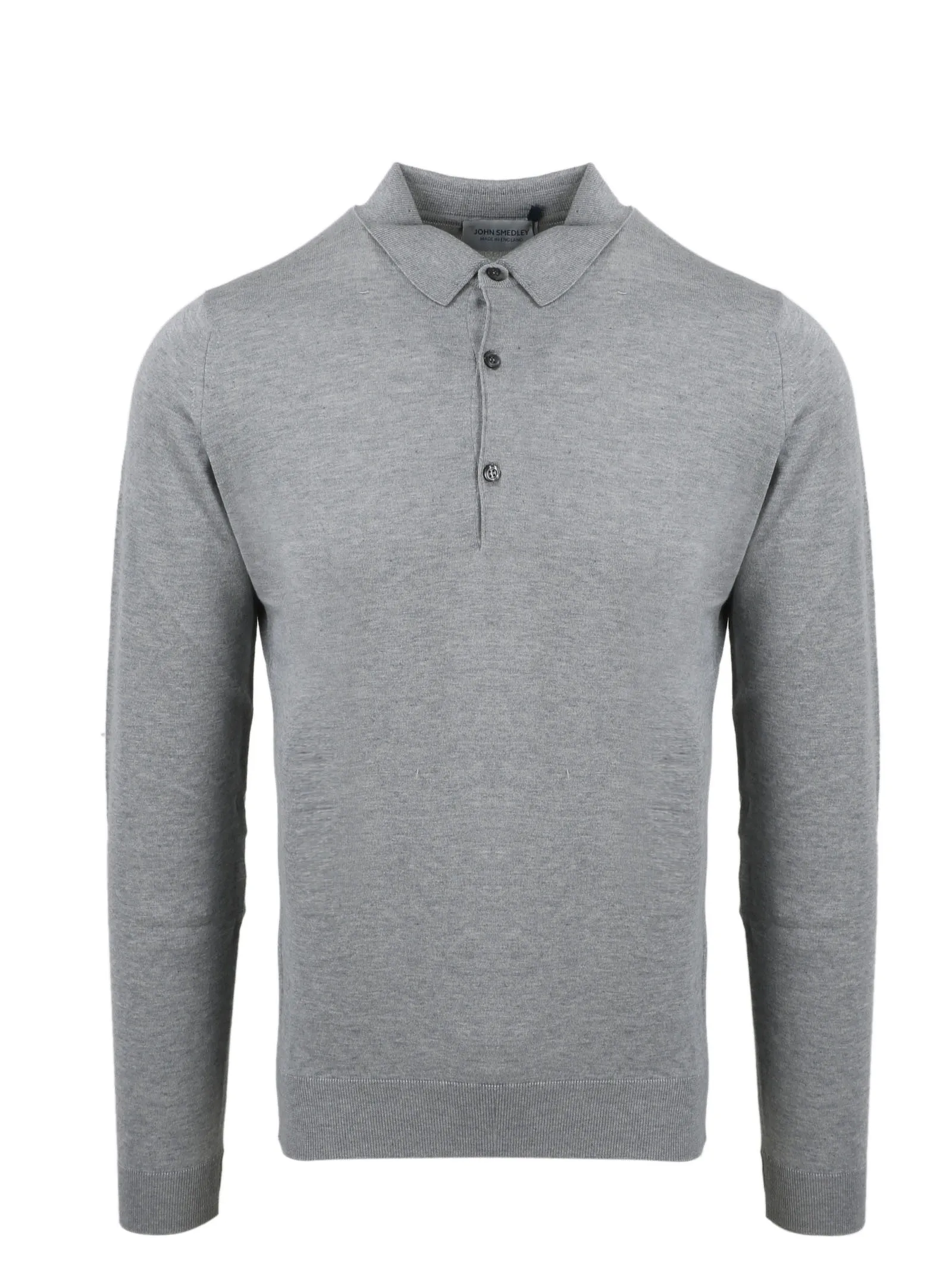 John Smedley Bradwell Long-Sleeve Polo Shirt