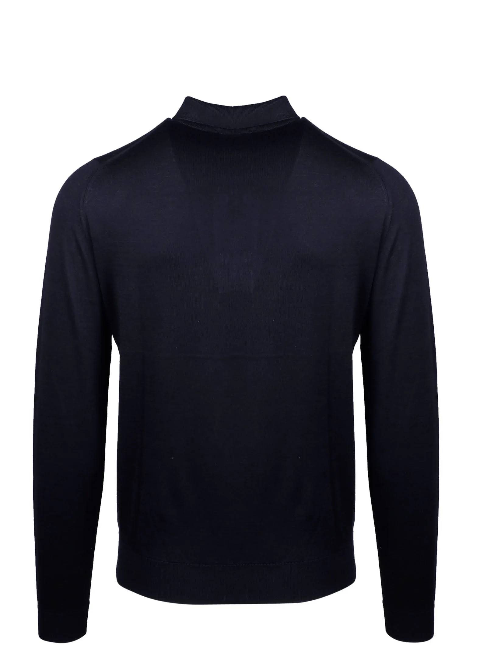 John Smedley Bradwell Long-Sleeve Polo Shirt