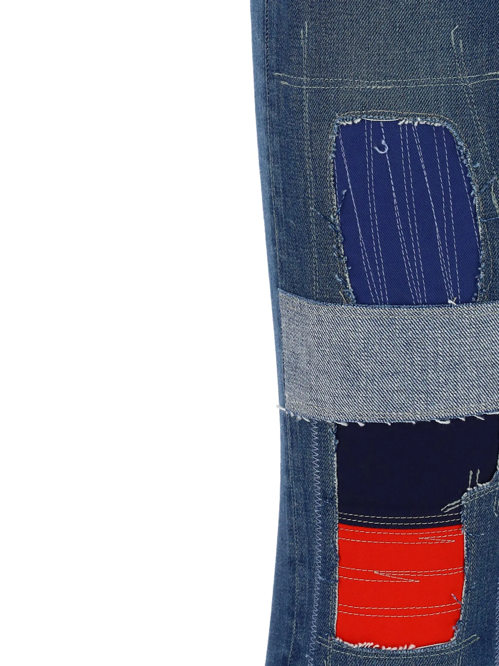Junya Watanabe MAN Patchwork-Detail Jeans