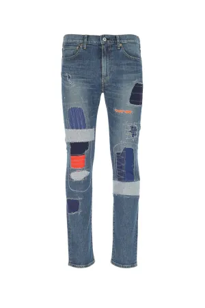 Junya Watanabe MAN Patchwork-Detail Jeans