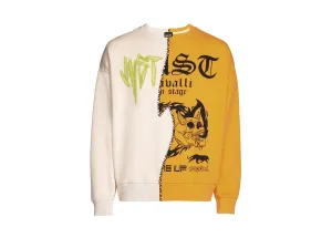 Just Cavalli Patchwork Graphic Print Sweater