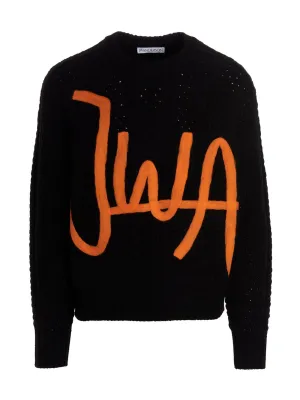 JW Anderson Logo Detailed Knitted Jumper