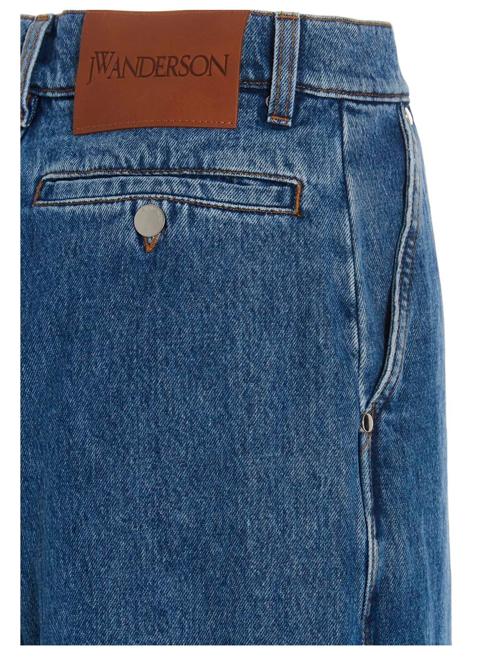 JW Anderson Logo Patch Straight Leg Jeans