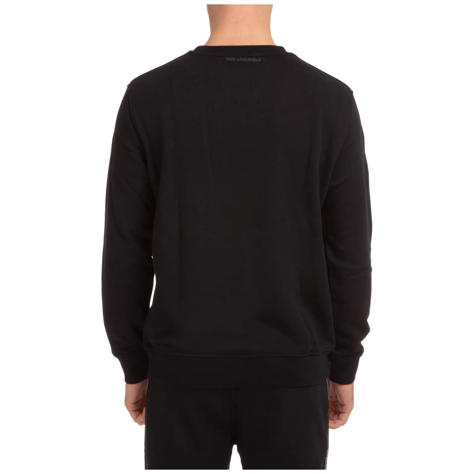 Karl Lagerfeld Graphic Print Mock-Neck Sweater