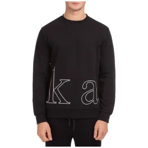 Karl Lagerfeld Logo Print Crewneck Sweater