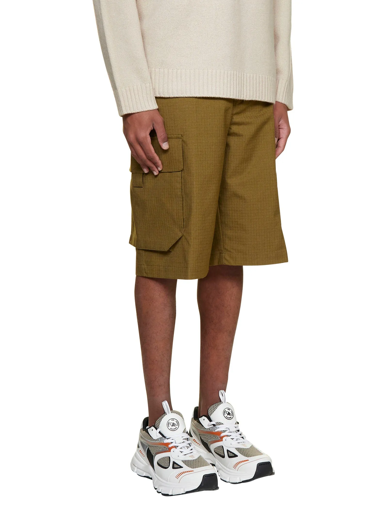 Kenzo Buttoned Cargo Shorts