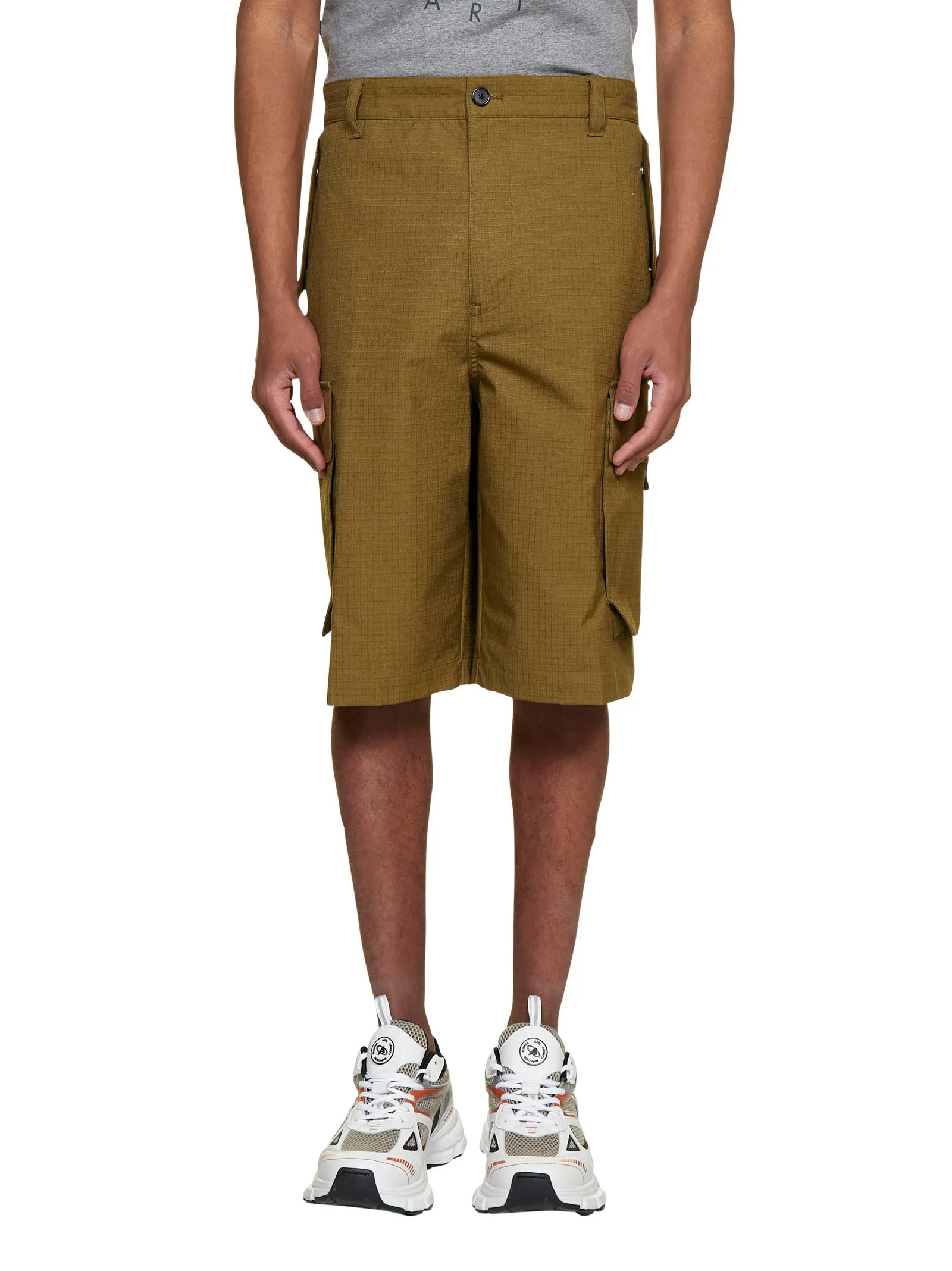 Kenzo Buttoned Cargo Shorts