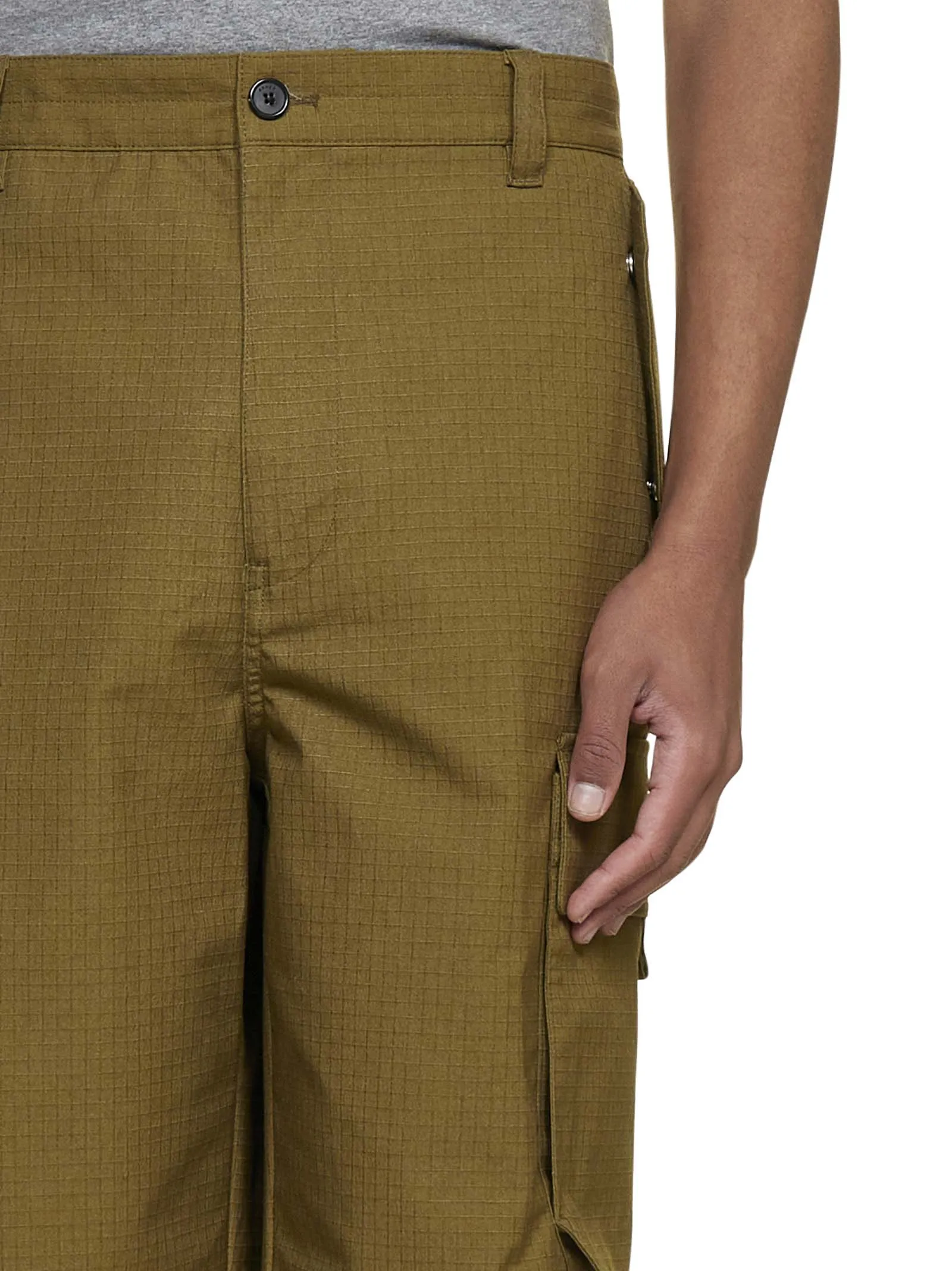 Kenzo Buttoned Cargo Shorts