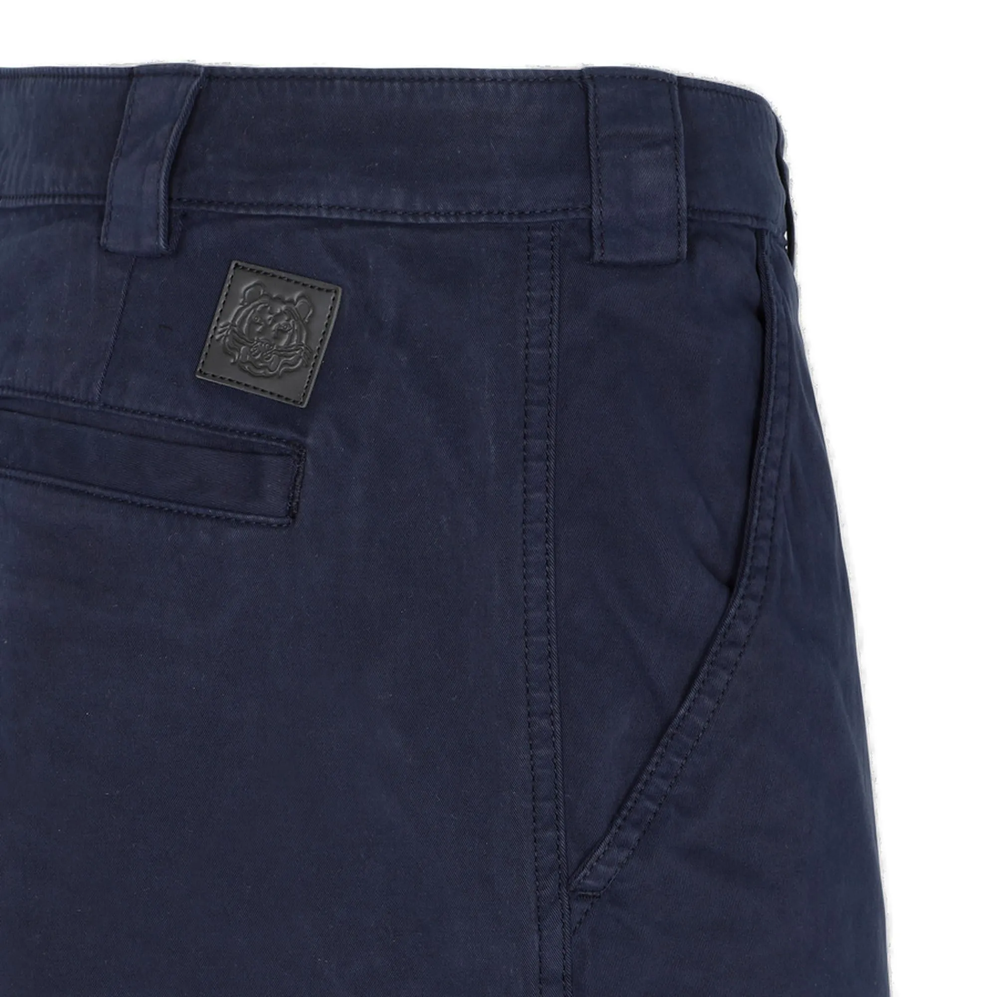 Kenzo Fitted Straight Leg Pants