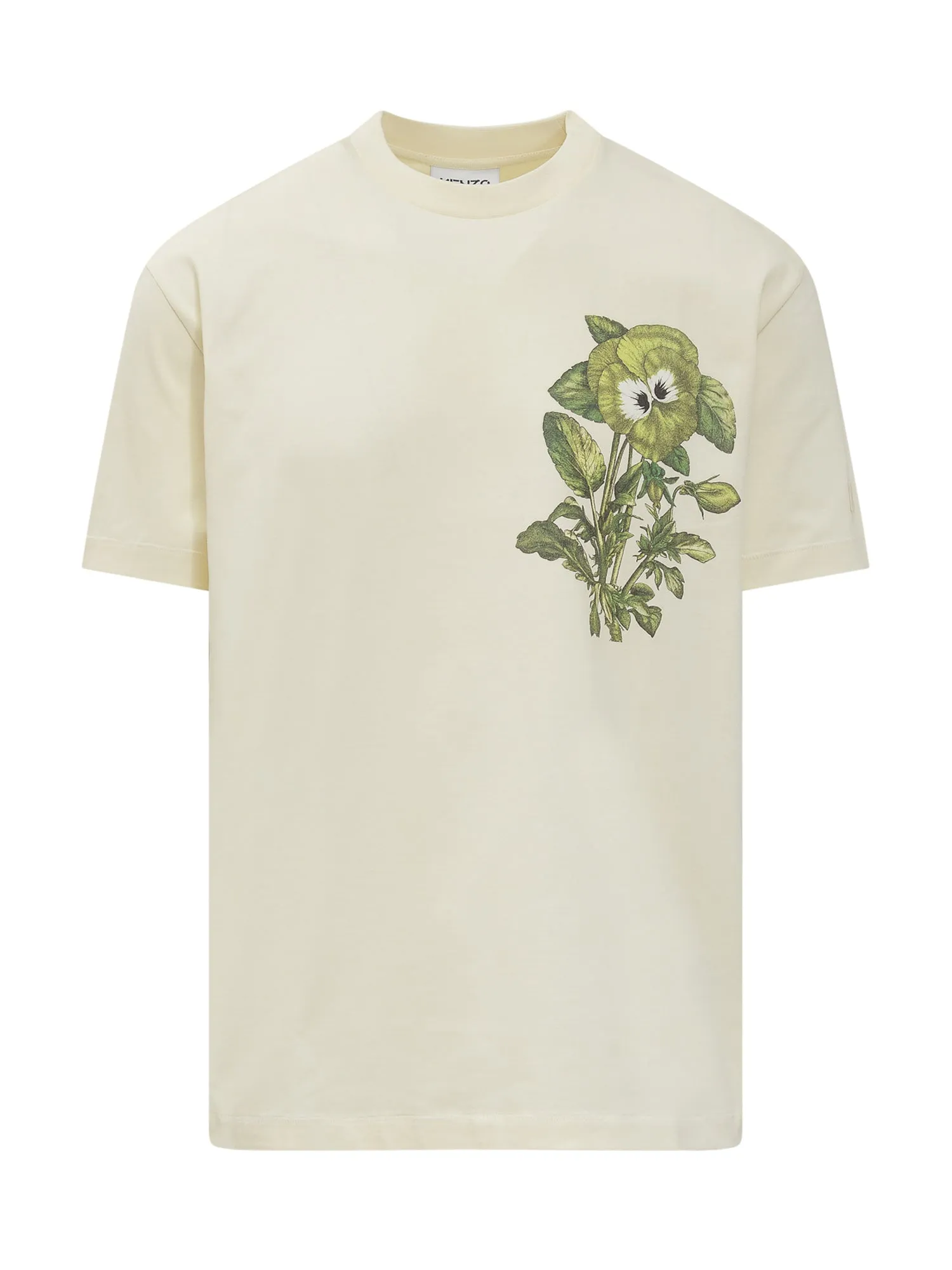 Kenzo Flower Print Crewneck T-Shirt