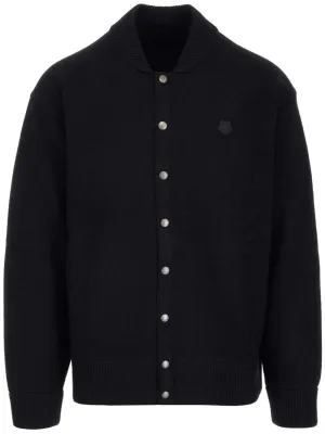 Kenzo Logo Intarsia Buttoned Jacket
