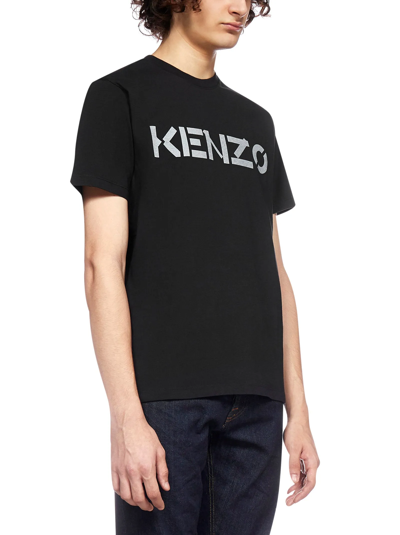 Kenzo Logo Printed Crewneck T-Shirt