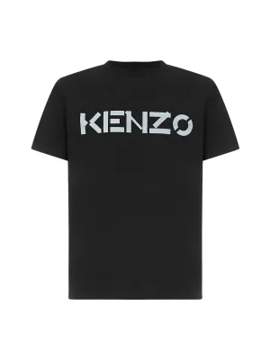 Kenzo Logo Printed Crewneck T-Shirt