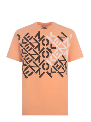 Kenzo Logo Printed Crewneck T-Shirt
