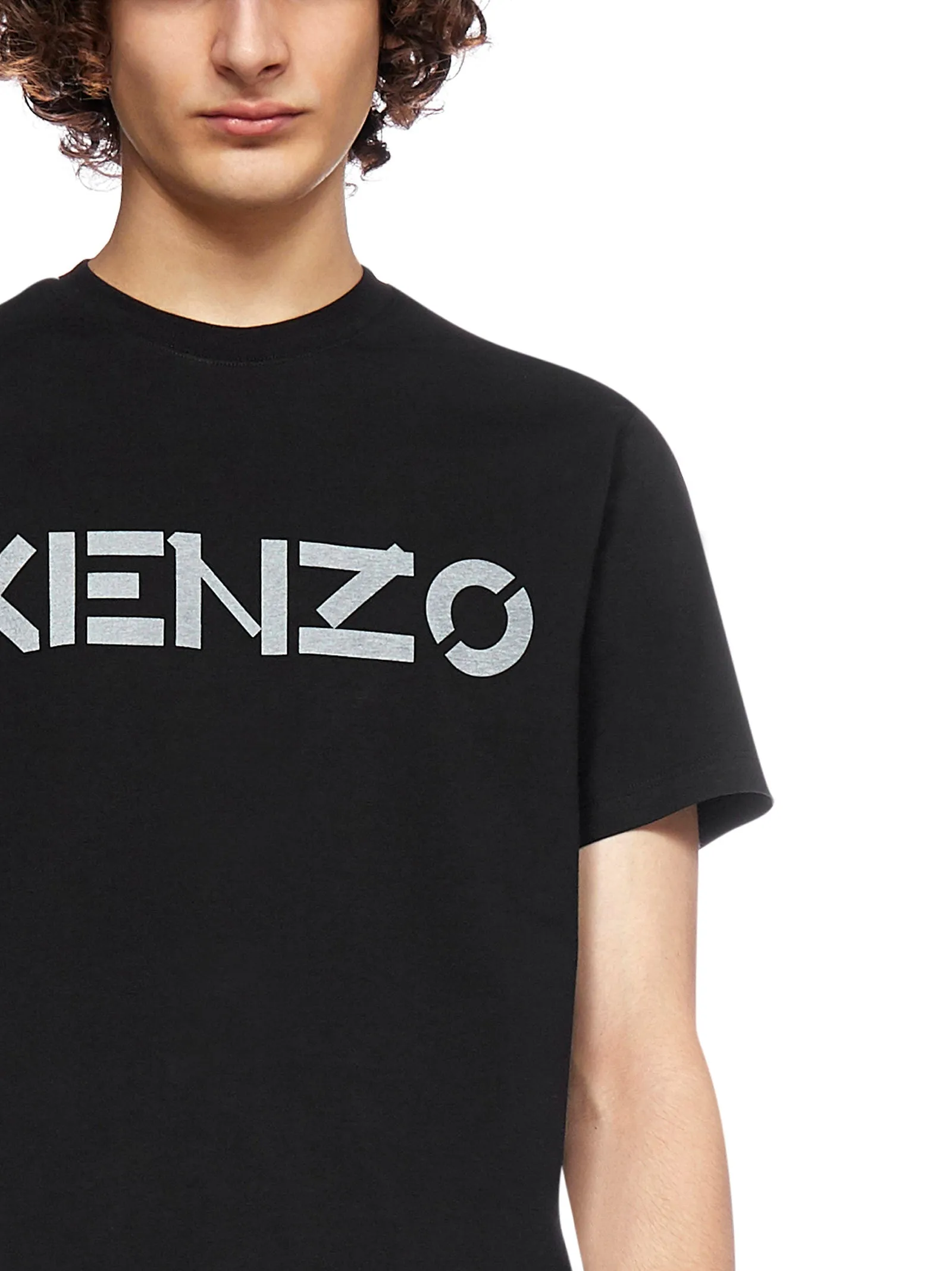 Kenzo Logo Printed Crewneck T-Shirt