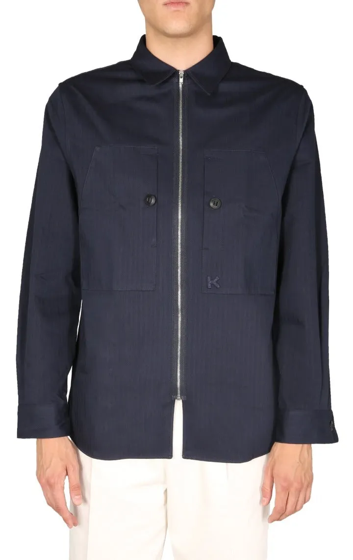 Kenzo Logo Zipped Jacket