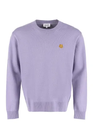 Kenzo Tiger Crest Knitted Crewneck Jumper