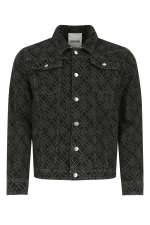 Koch Logo Jacquard Buttoned Jacket
