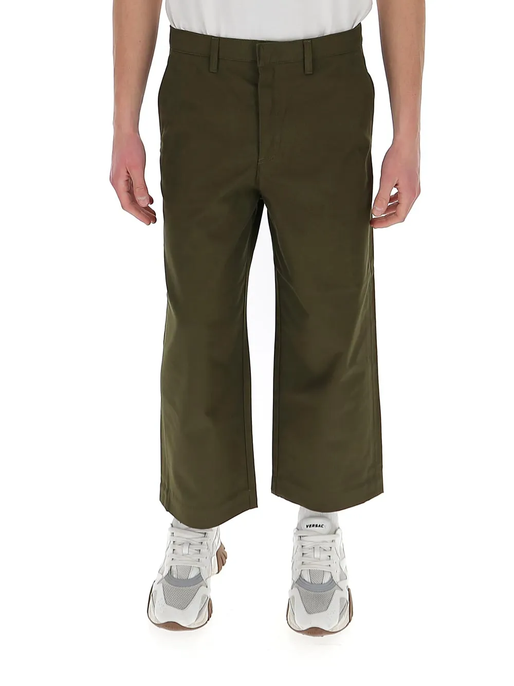 Loewe Cropped Straight-Leg Pants