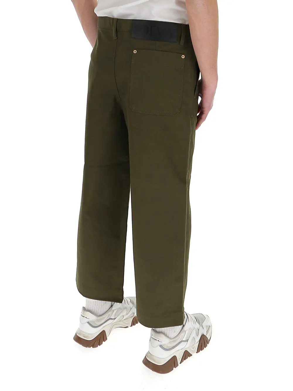 Loewe Cropped Straight-Leg Pants