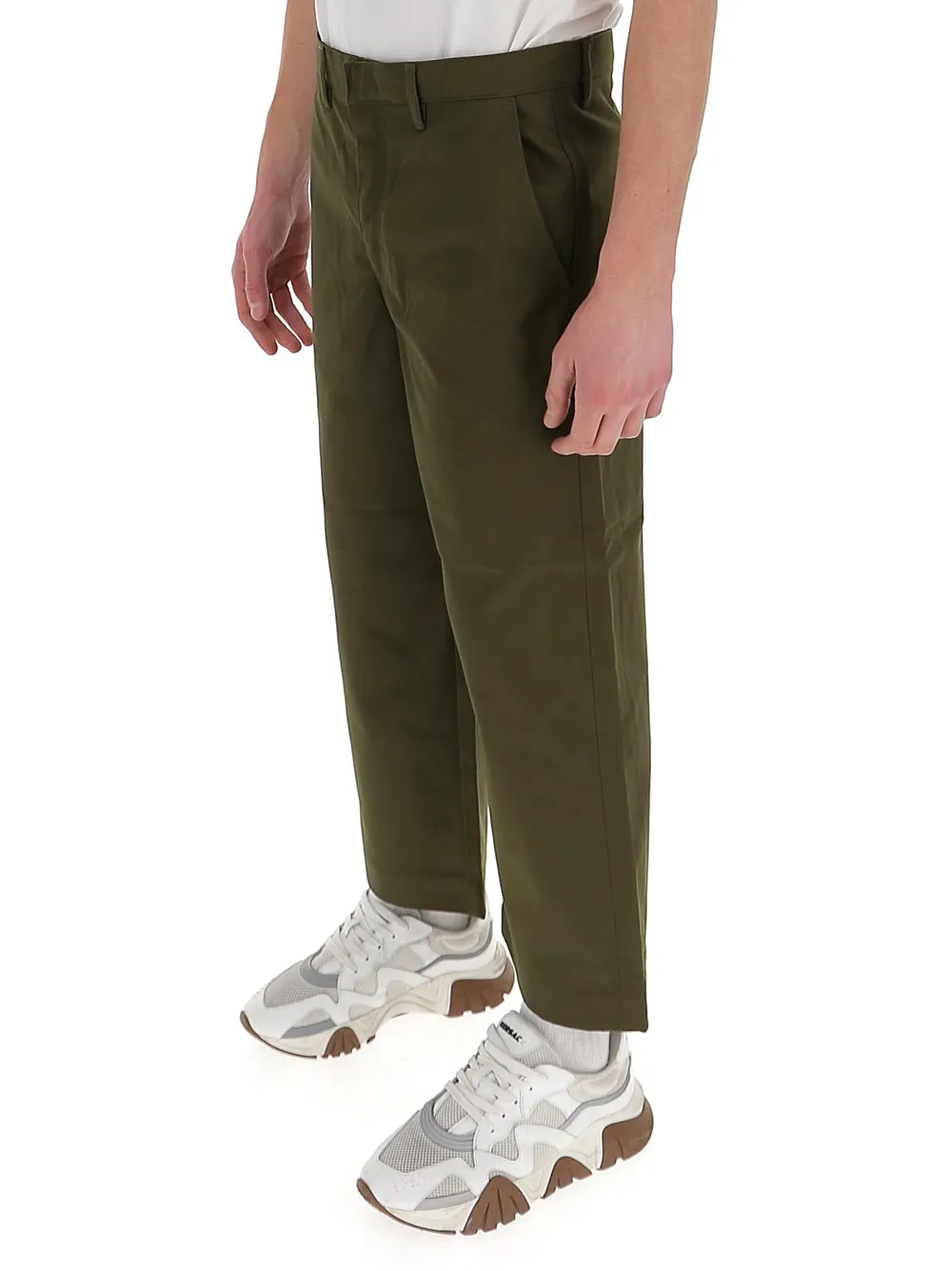 Loewe Cropped Straight-Leg Pants